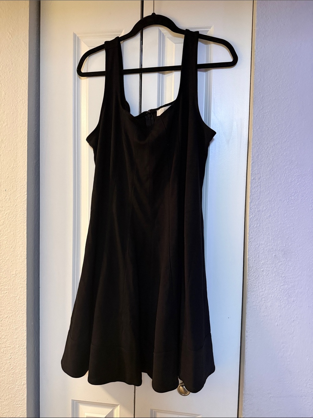 LOFT Black A-Line Tank Dress